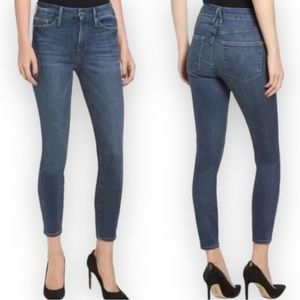 Good American Good Legs Crop Skinny Jeans Size 25 / 0